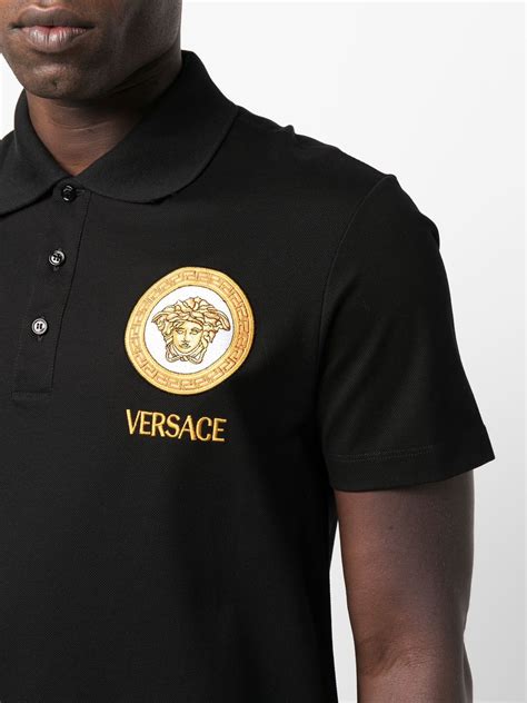 versace williams polo shirt|Versace polo shirt medusa.